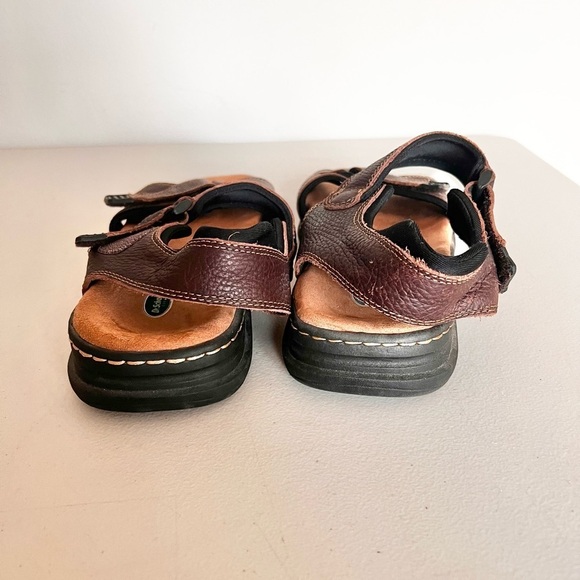 Dr.Scholl’s Men’s Gus Sandals Brown Leather Fisherman Strap Sandals Size 13 main image 8